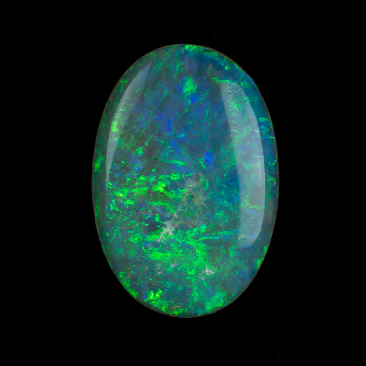 1.64ct Green Crystal Opal Cabochon Australian - Image 2
