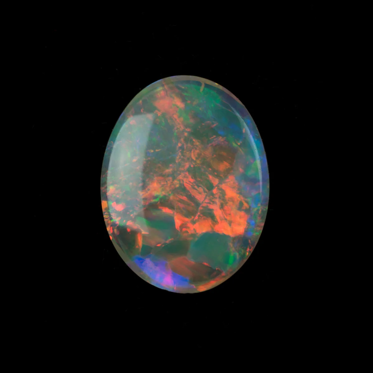 0.48ct Lighting Ridge Australian Solid Black Opal - Image 2