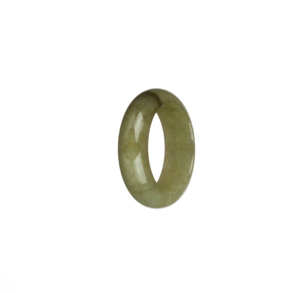 Certified Olive Green Jade Band - US 9.75 - Image 3