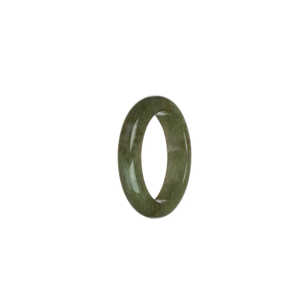 Certified Olive Green Jade Band - US 10 - Image 2