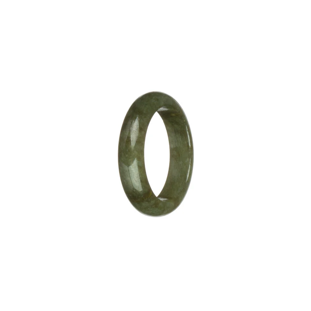 Certified Olive Green Jade Band - US 10 - Image 3