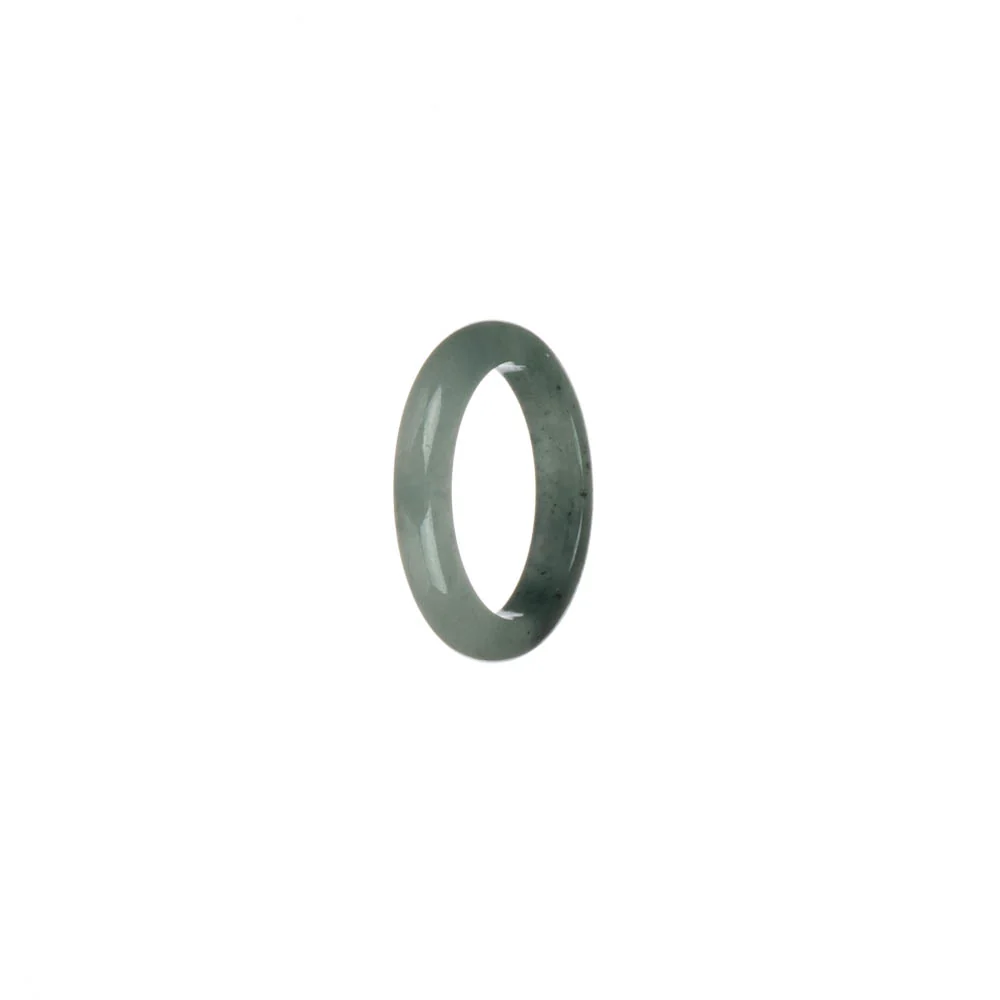 Real Pale Green and Green Burmese Jade Ring - US 6