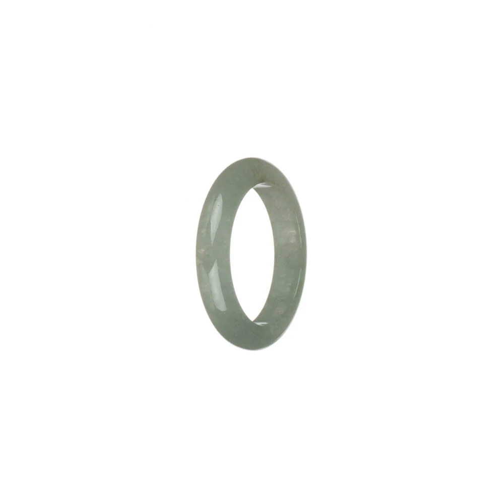 Genuine Pale Green Burmese Jade Ring - US 8.5 - Image 3