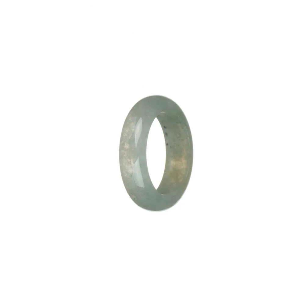 Real Pale Green Burma Jade Ring - US 8.25