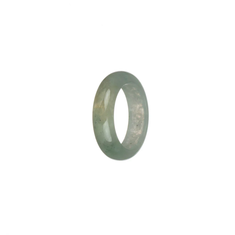 Real Pale Green Burma Jade Ring - US 8.25 - Image 3