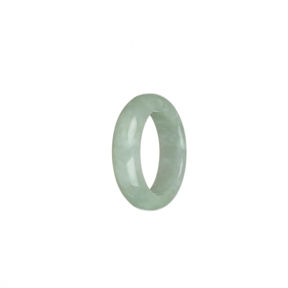 Authentic Pale Green Jadeite Jade Band - US 9.5 - Image 2