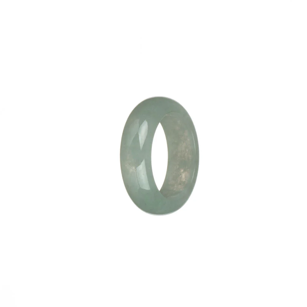 Certified Pale Green Burma Jade Band - US 8 - Image 2