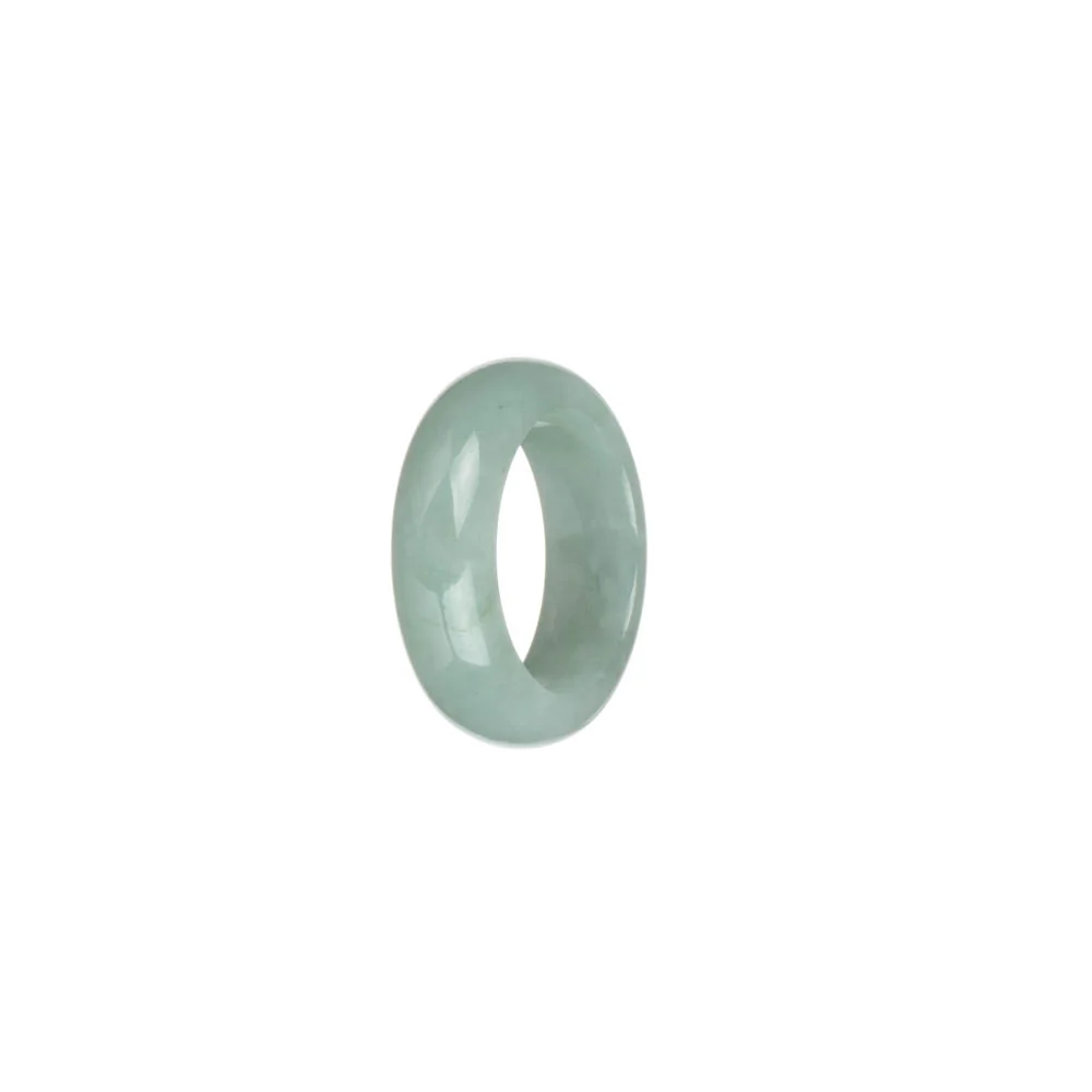 Certified Pale Green Jadeite Jade Ring  - US 6