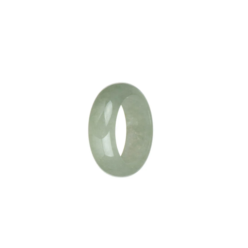Genuine Pale Green Jade Ring  - US 8.25 - Image 3