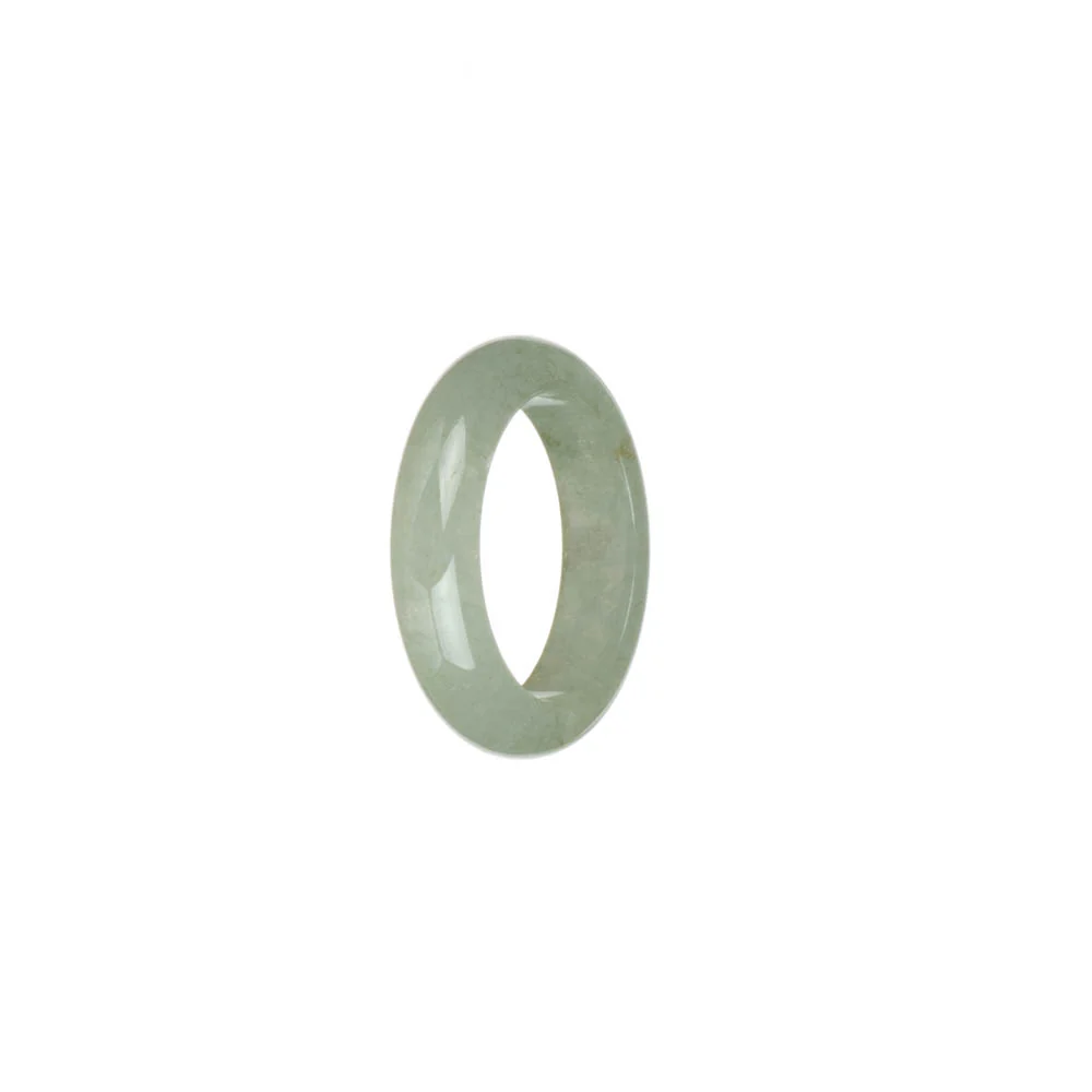 Genuine Pale Green Jadeite Jade Ring - US 8.5 - Image 2
