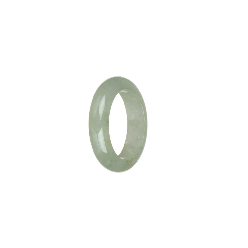 Genuine Pale Green Jadeite Jade Ring - US 8.5 - Image 3