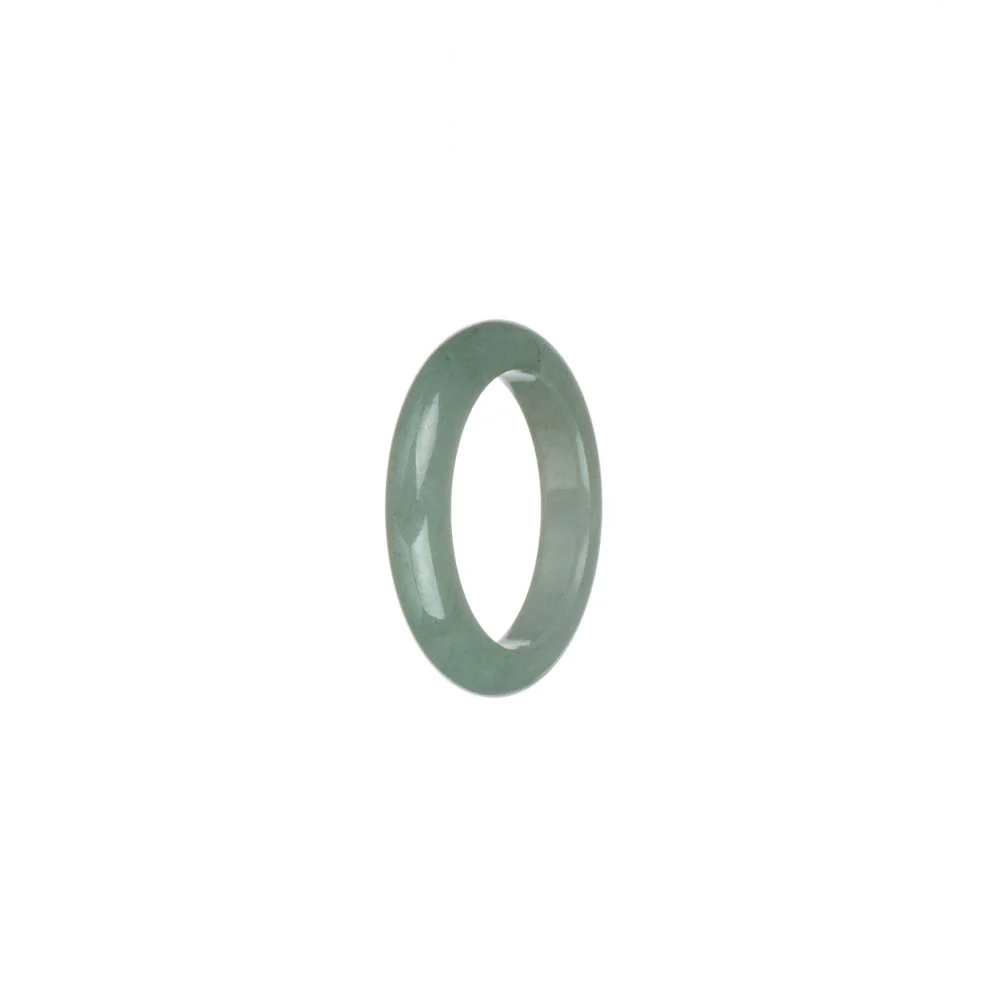 Authentic Pale Green Jadeite Jade Band - US 8.25