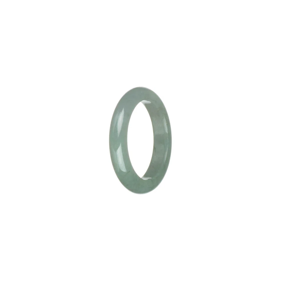 Authentic Pale Green Jadeite Jade Band - US 8.25 - Image 2