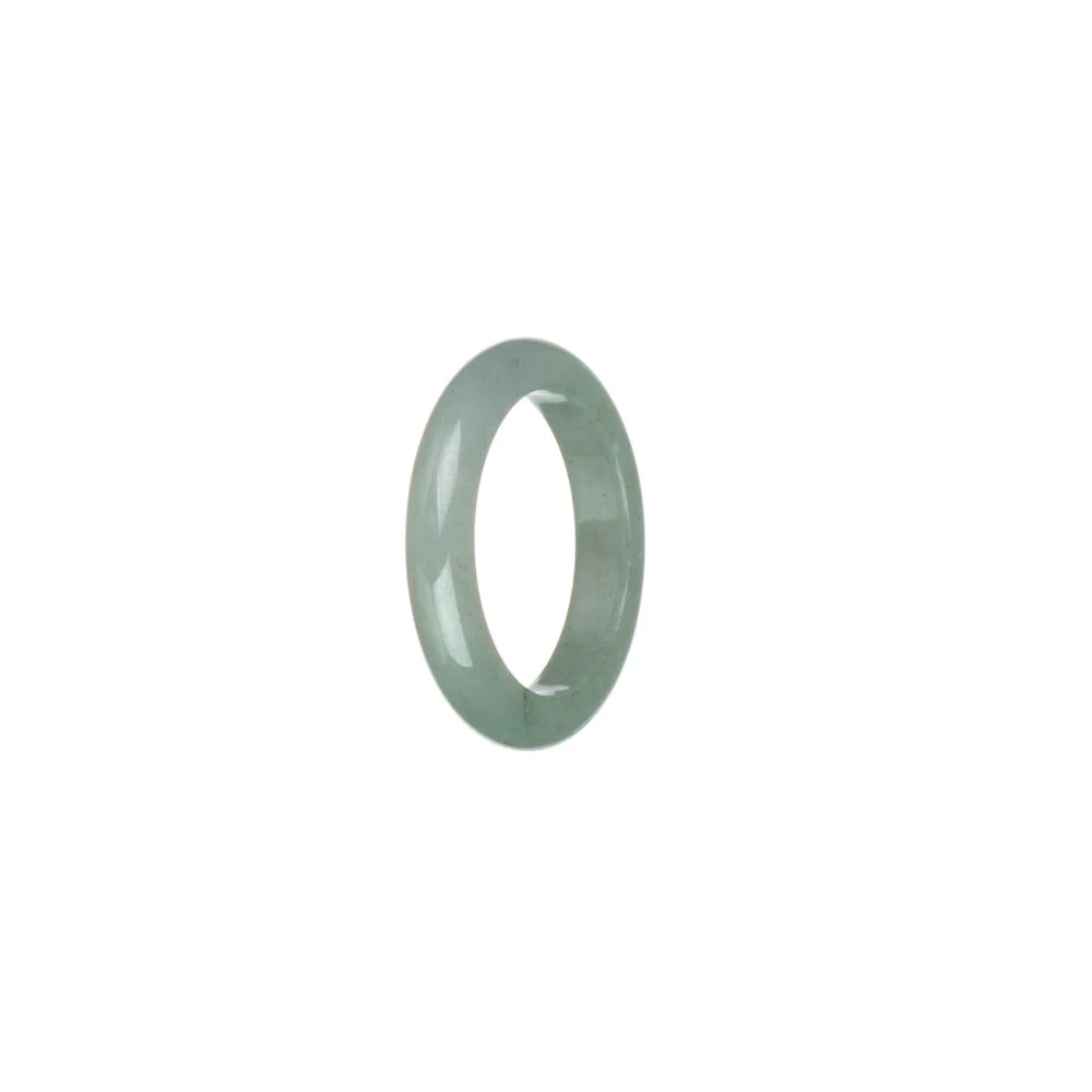 Authentic Pale Green Jadeite Jade Band - US 8.25 - Image 3