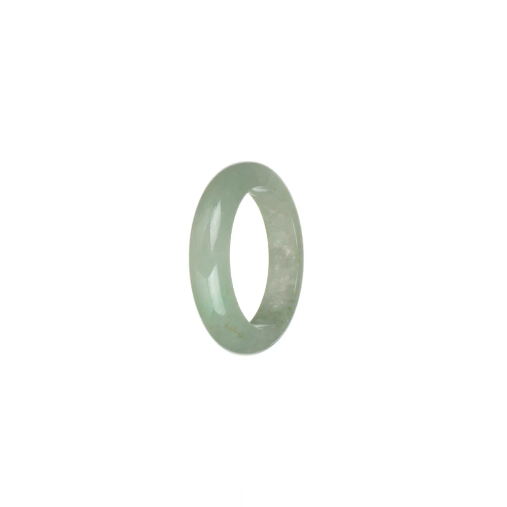 Genuine Pale Green Jade Band - US 8.25 - Image 3