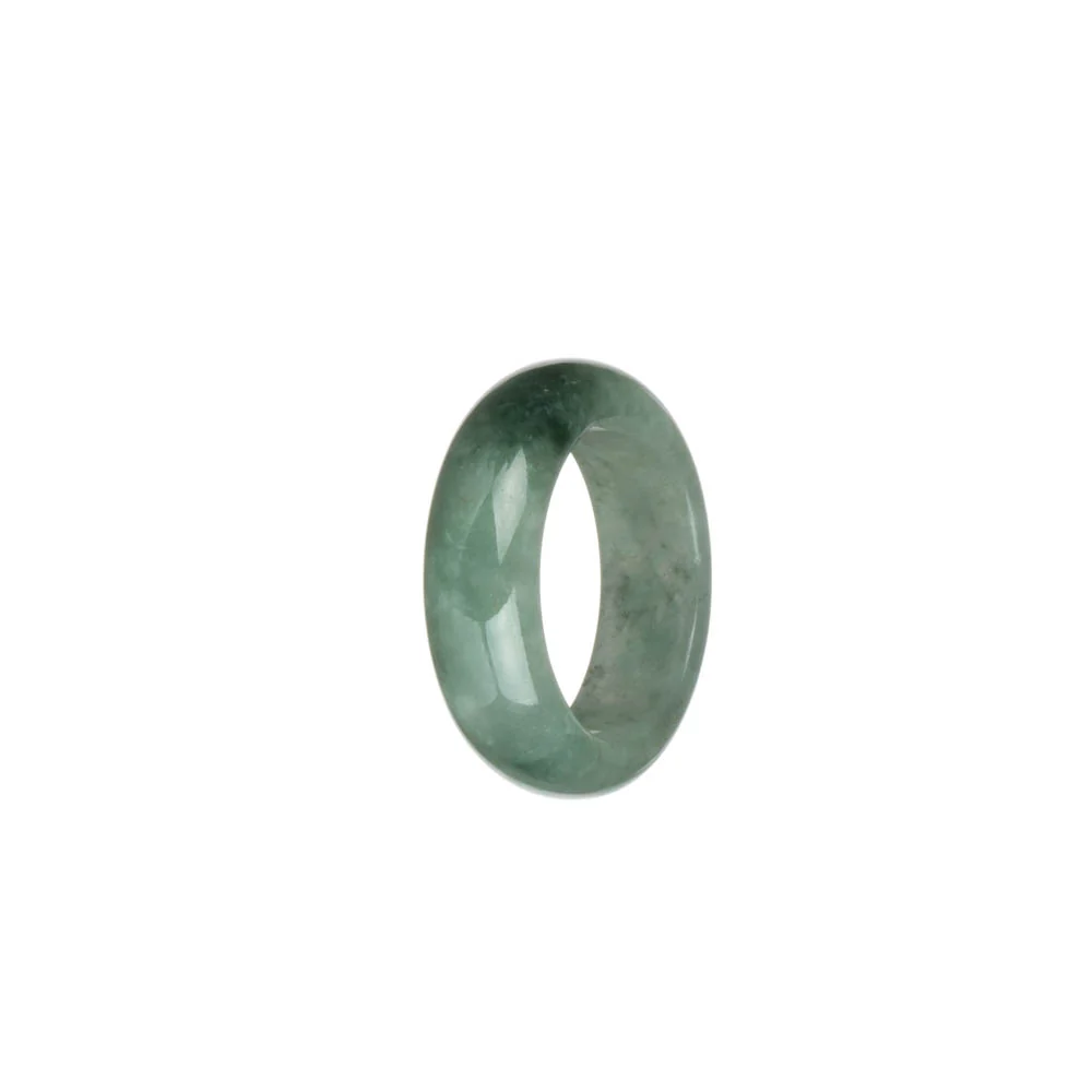 Certified Pale Green with Green Burmese Jade Band - US 9.5 - Image 2