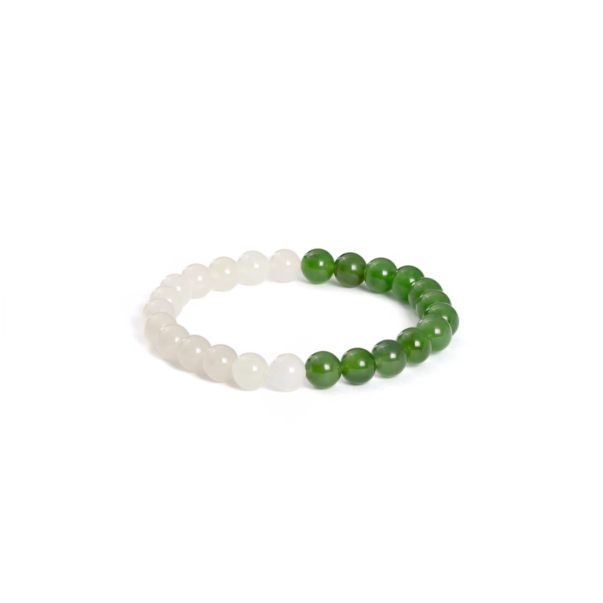 Sacred Balance Jade Bracelet with Natural Nephrite - Image 4