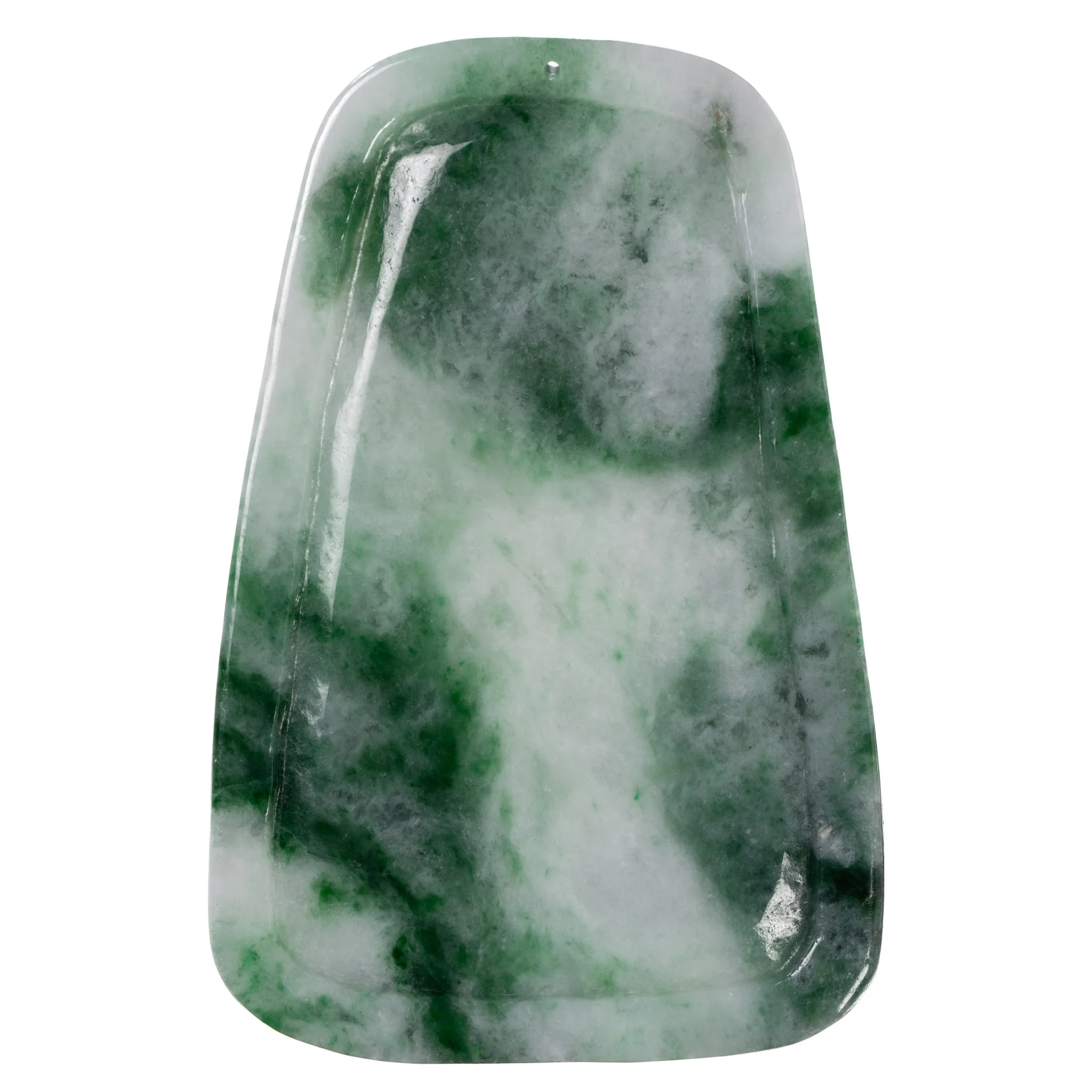 Village Lifestyle Carving Jade Pendant - Image 2