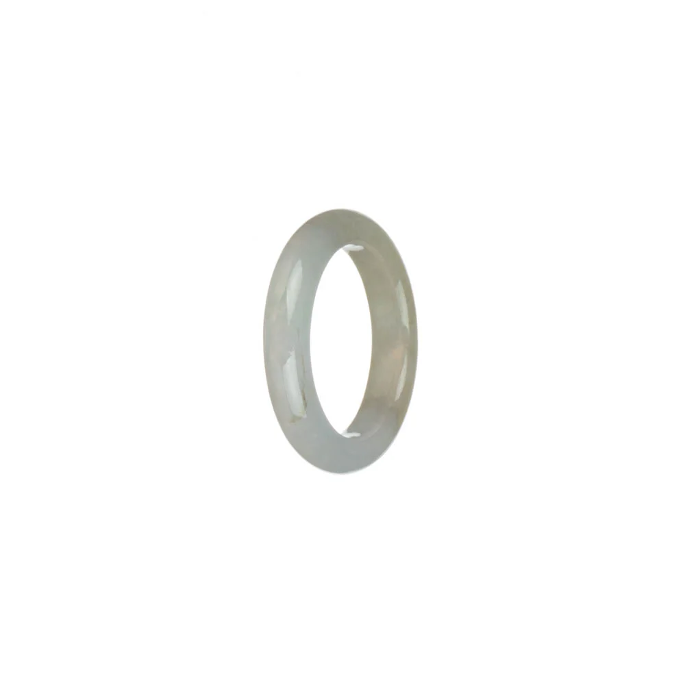 Genuine White Jade Band - US 8.25 - Image 2