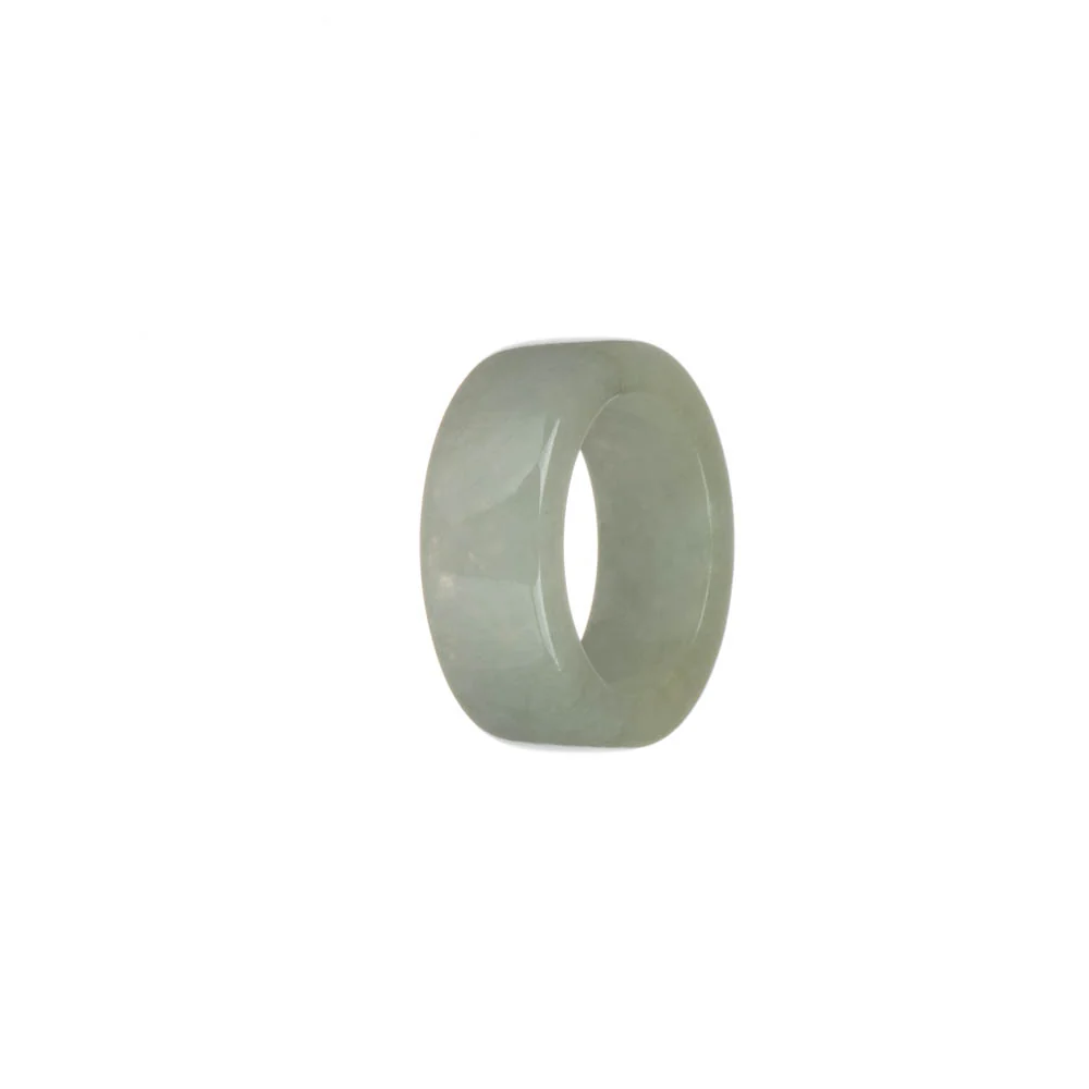 Authentic White Jade Ring  - US 7.5 - Image 2