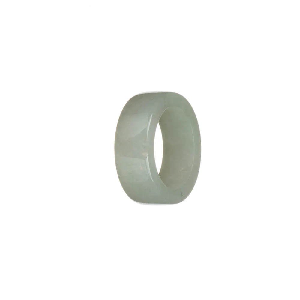 Authentic White Jade Ring  - US 7.5 - Image 3