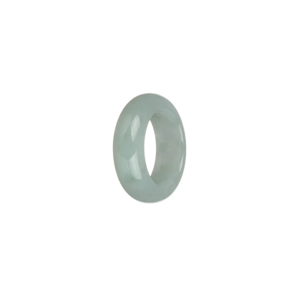 Authentic White Jadeite Jade Band - US 7 - Image 2
