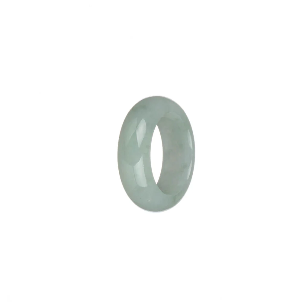 Authentic White Jadeite Jade Band - US 7 - Image 3