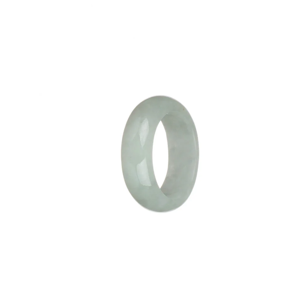 Authentic White Jade Ring - US 8