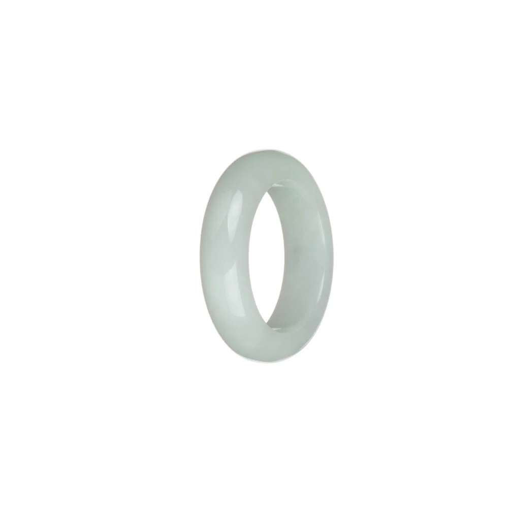 Real White Jadeite Jade Band - US 9.25 - Image 3