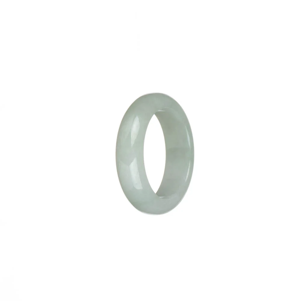 Genuine White Jade Ring  - US 9.5 - Image 2