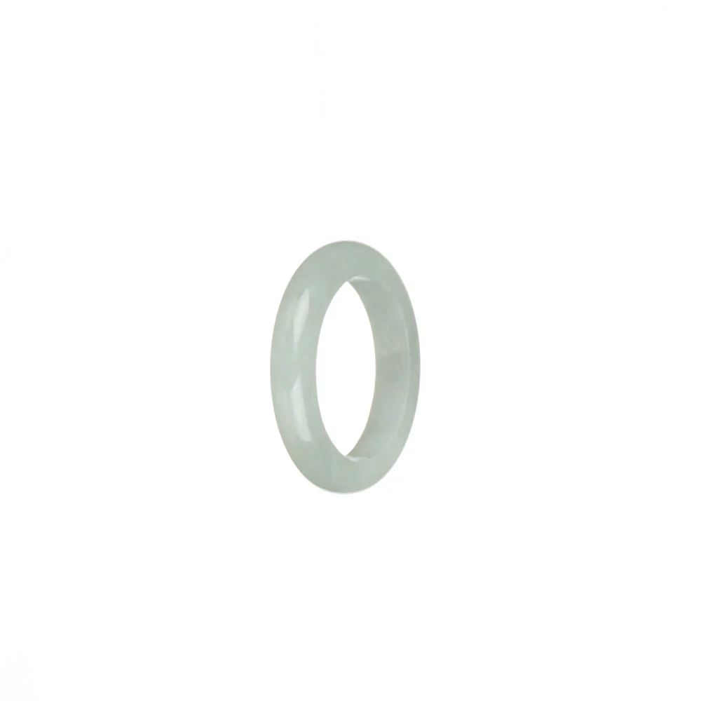 Real White Jade Ring  - US 7 - Image 2