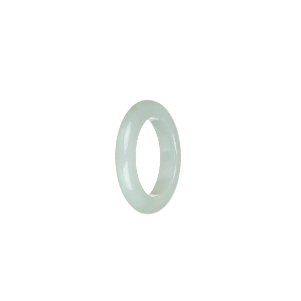 Genuine White Jade Ring - US 7