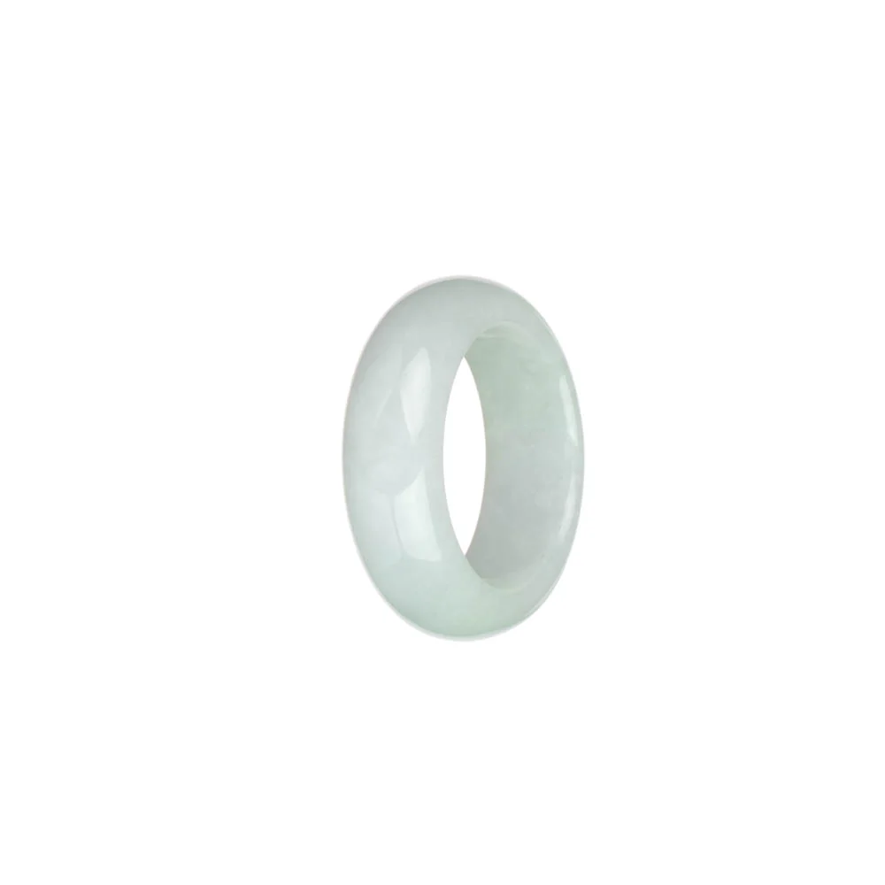 Authentic White Jadeite Jade Ring  - US 9.25 - Image 2